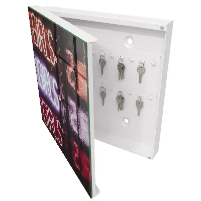 Neon sign Key cabinet