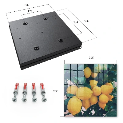 Green leaves Wall mounted key box