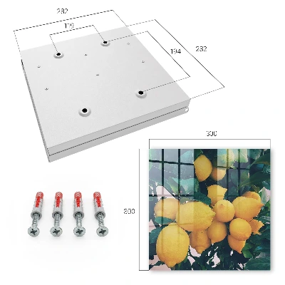 Green leaves Wall mounted key box