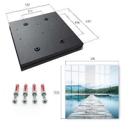 Lake of peace Key box for wall