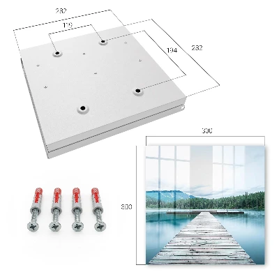 Lake of peace Key box for wall