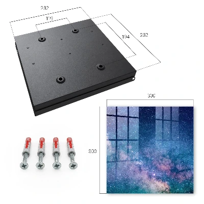 Cosmic night Key box for wall