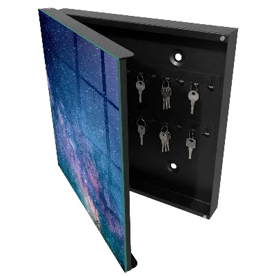 Cosmic night Key box for wall