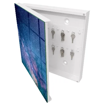 Cosmic night Key box for wall