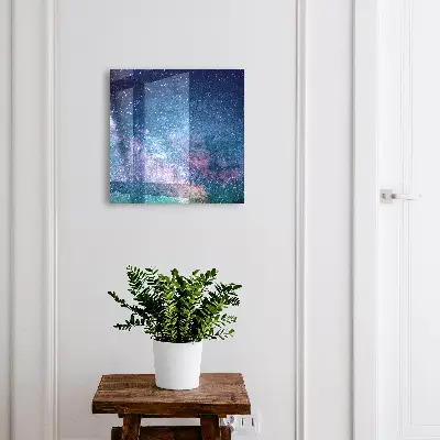 Cosmic night Key box for wall