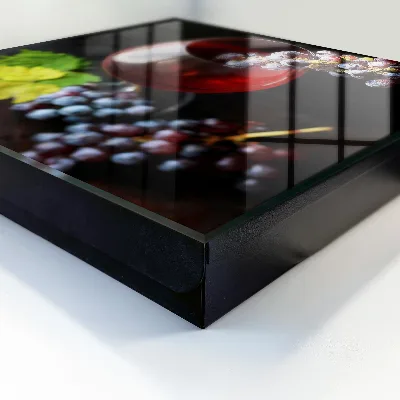 Wine grapes Key box for wall