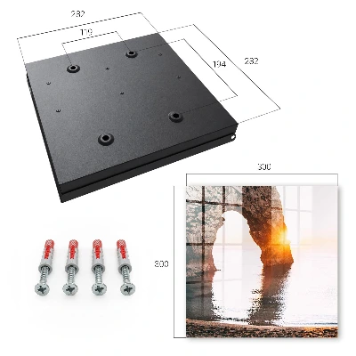 Rock arch Key cabinet