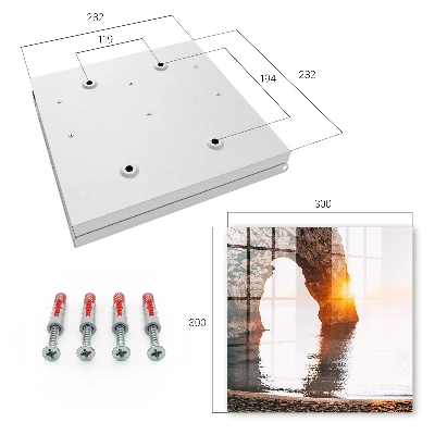 Rock arch Key cabinet