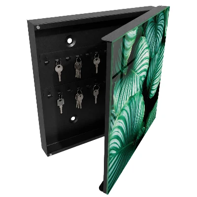 Green leaves Key box for wall