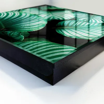 Green leaves Key box for wall