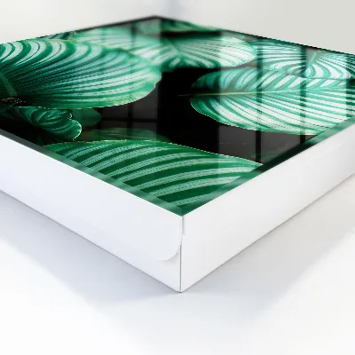 Green leaves Key box for wall