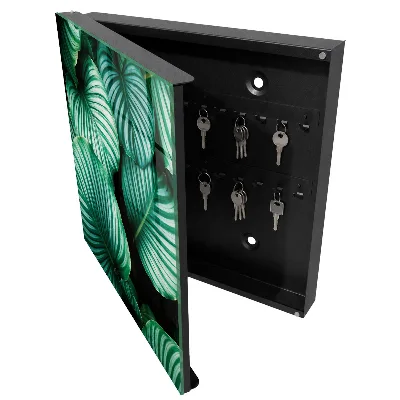 Green leaves Key box for wall