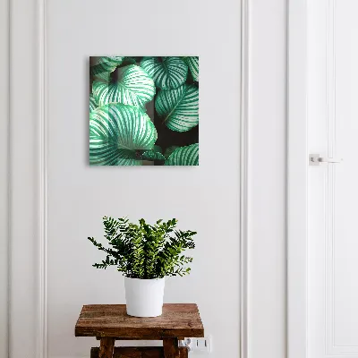 Green leaves Key box for wall