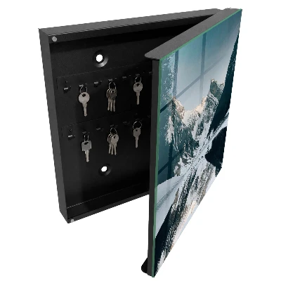 Winter landscape Wall mounted key box