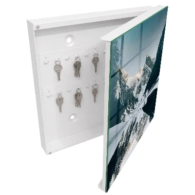 Winter landscape Wall mounted key box