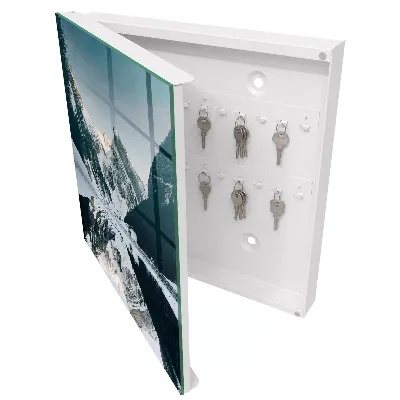 Winter landscape Wall mounted key box