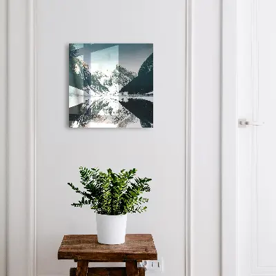 Winter landscape Wall mounted key box