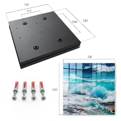 Power of waves Key box for wall
