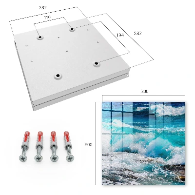 Power of waves Key box for wall