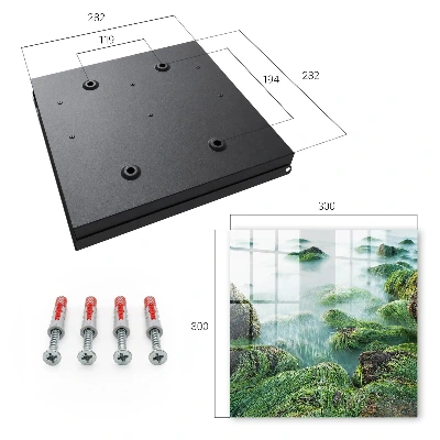 Green waves Wall mounted key box