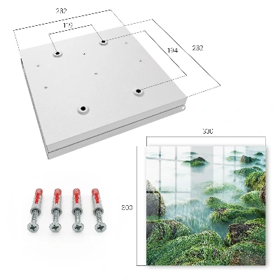 Green waves Wall mounted key box