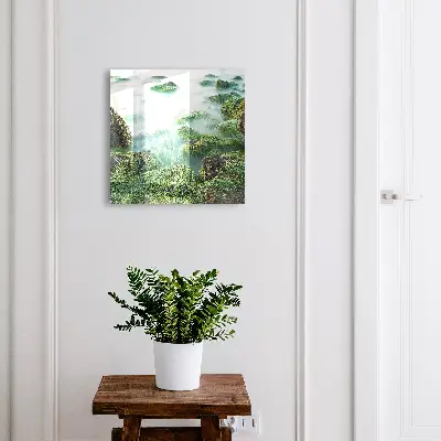 Green waves Wall mounted key box