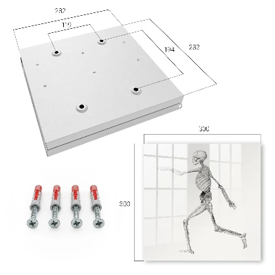 Skeleton movement Key cabinet