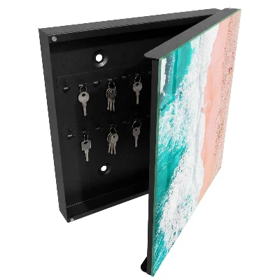 Ocean and beach Key box for wall