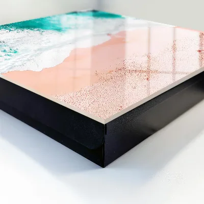 Ocean and beach Key box for wall