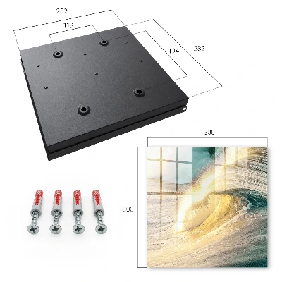Sea wave Key cabinet