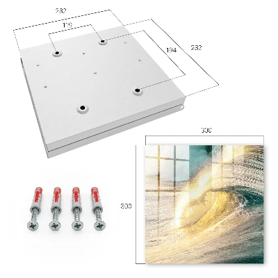 Sea wave Key cabinet