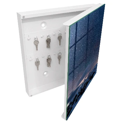 Mountain night Wall mounted key box