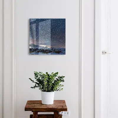 Mountain night Wall mounted key box