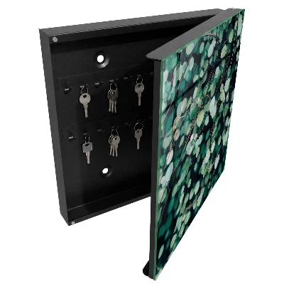 Green leaves Wall mounted key box