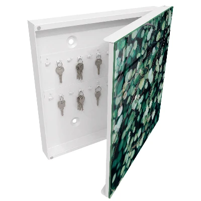 Green leaves Wall mounted key box
