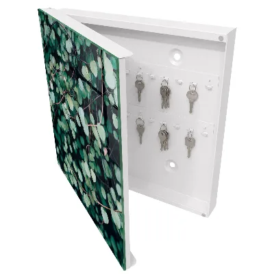 Green leaves Wall mounted key box