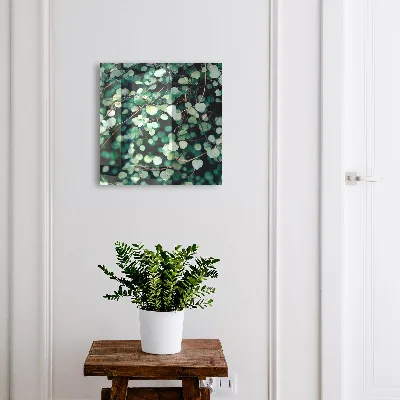 Green leaves Wall mounted key box