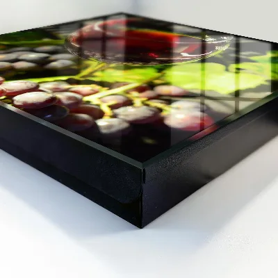 Grapes and wine Key box for wall