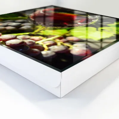 Grapes and wine Key box for wall