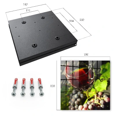 Grapes and wine Key box for wall