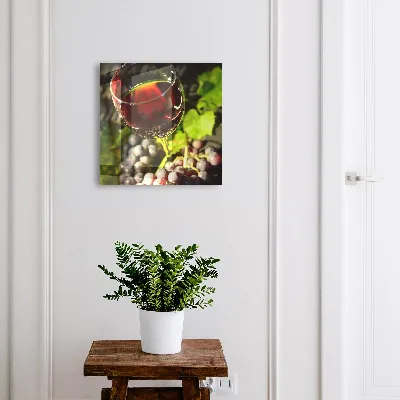 Grapes and wine Key box for wall