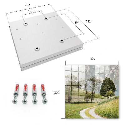 Mountain landscape Key cabinet