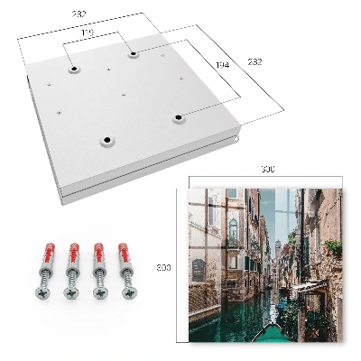 Venetian canal Key box for wall