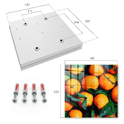 Fresh fruit Key box for wall