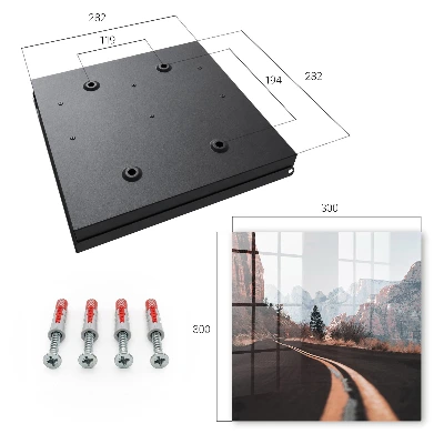 Road in the mountains Wall mounted key box