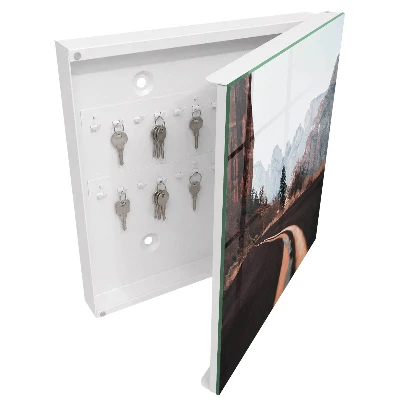 Road in the mountains Wall mounted key box