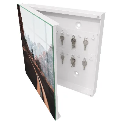 Road in the mountains Wall mounted key box