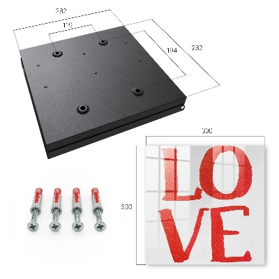 Red love Key cabinet