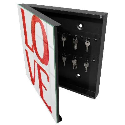 Red love Key cabinet