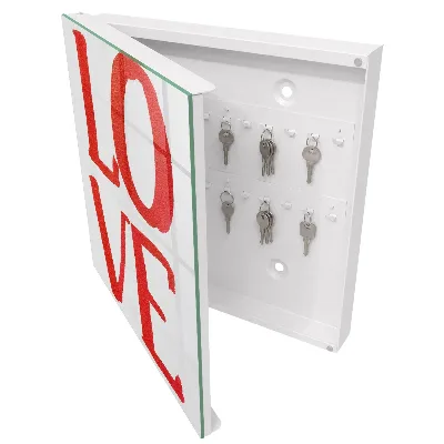 Red love Key cabinet